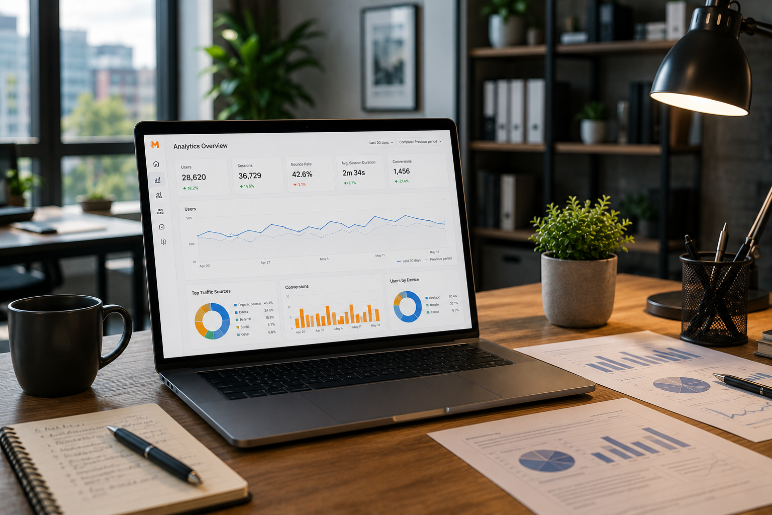 Acquisition Report Ga4 — example