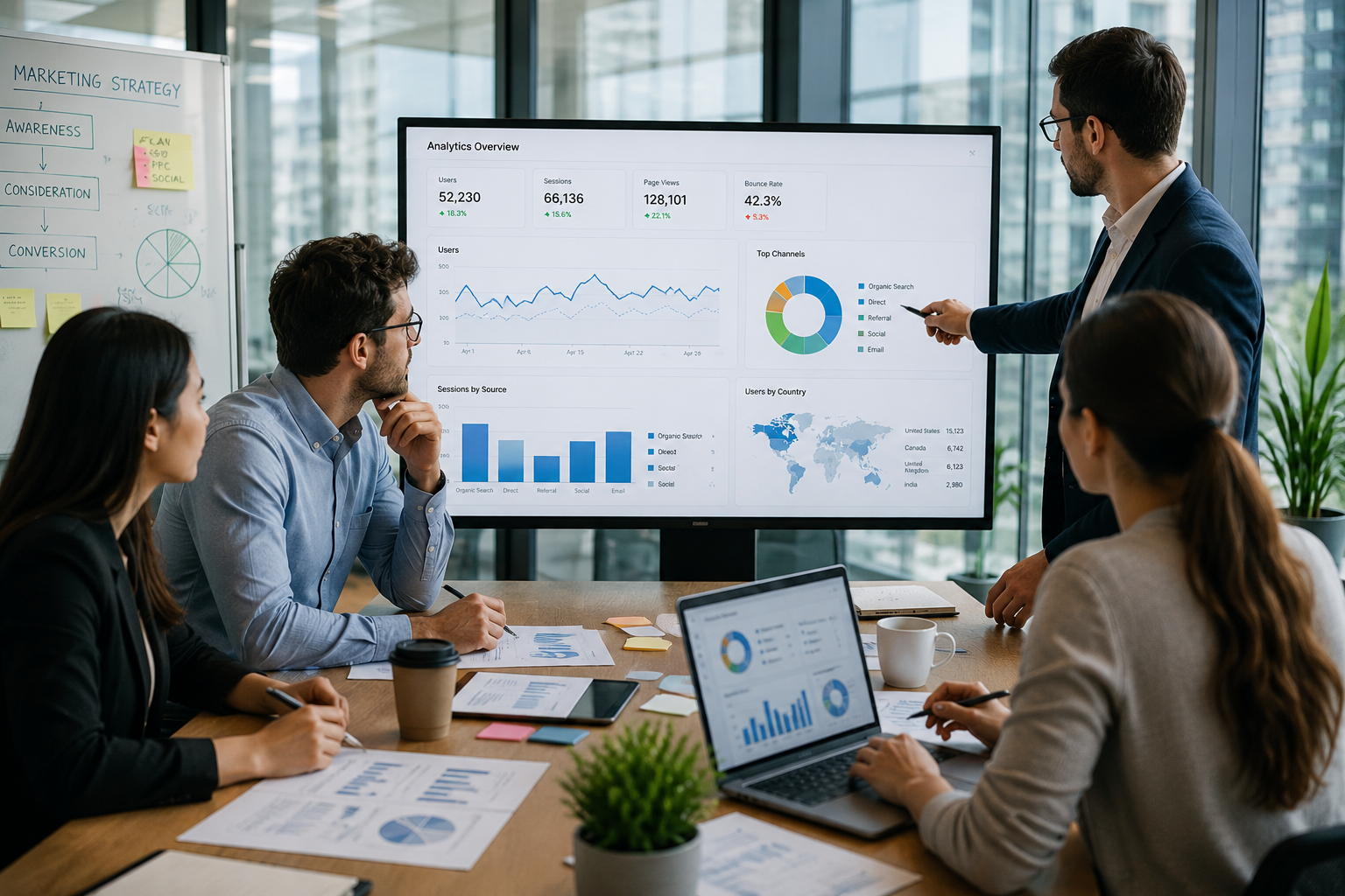Acquisition Channels Analytics — example